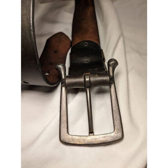 Vintage pennies towncraft soft supple steer hide belt size 30. Equestrian wide b - Picture 11 of 16